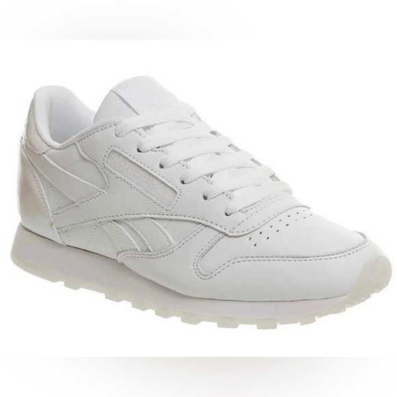 NEW REEBOK CLASSIC LEATHER PEARLESCENT DETA SIZE 7.5 - Picture 3 of 15